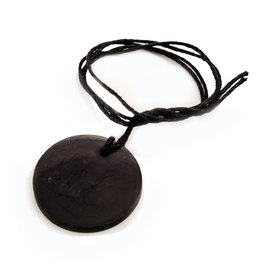 Pendente di Shungite Lucida con Cordino - 1