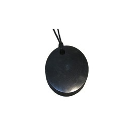 Pendente di Shungite Lucida con Cordino - 2
