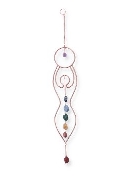Pendente per Finestre - Dea della Luna e Pietre Chakra - 1