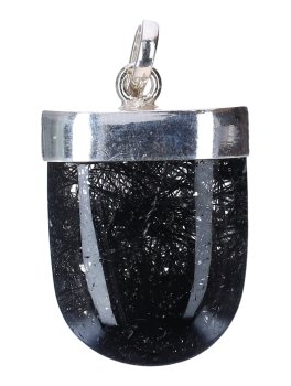 Pendente Quarzo Tormalinato - 1