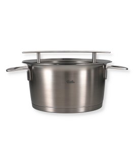 Pentola in Acciaio con Coperchio in Vetro - Phi Collection - 2