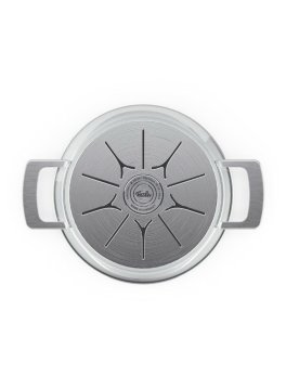 Pentola in Acciaio con Coperchio in Vetro - Phi Collection - 6