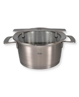 Pentola in Acciaio con Coperchio in Vetro - Phi Collection - 1