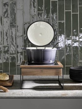 Pentola in Ghisa Smaltata con Coperchio - 5 STARS - 3