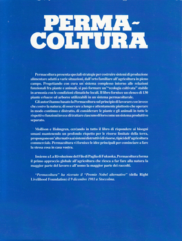 Permacoltura — Libro - 2