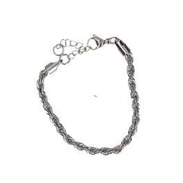 Bracciale in Acciaio Ritorto - 1