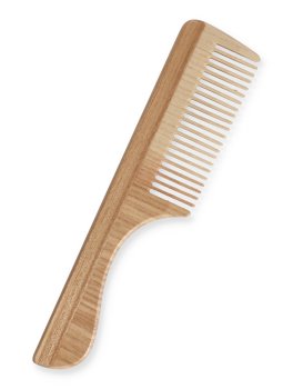 Pettine a Denti Fitti con Manico in Legno - 2