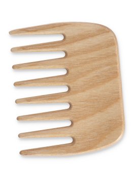 Pettine in Legno Extra-Largo per Ricci e Mossi - 2