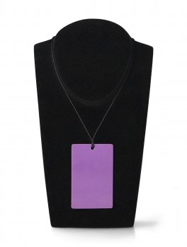 Piastra Purpurea di Tesla - Pendente Rettangolo - 1