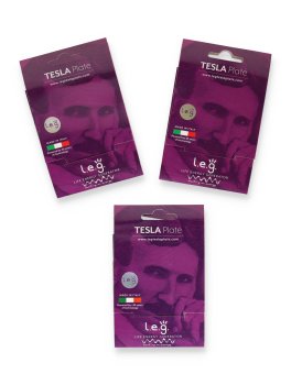 Piastre di Tesla Purpuree - Kit Partner - 2