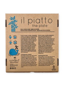 Piatto Balena in Bambù con Cucchiaio - 4