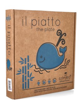 Piatto Balena in Bambù con Cucchiaio - 5