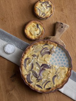 Piatto da Quiche in Gres "Retrò" - 3