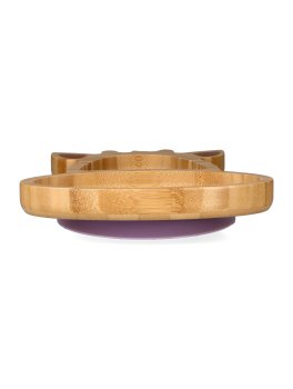 Piatto Giraffa in Bambù con Cucchiaio - 4