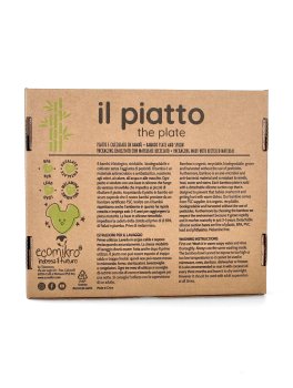 Piatto Topo in Bambù con Cucchiaio - 4