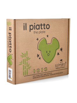 Piatto Topo in Bambù con Cucchiaio - 5