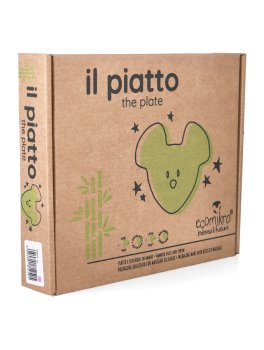 Piatto Topo in Bambù con Cucchiaio - 5