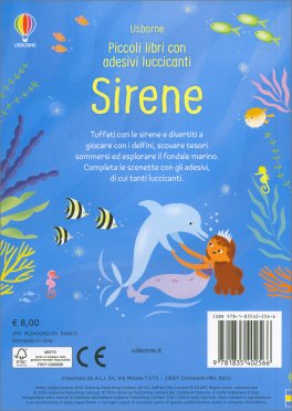 Piccoli Libri con Adesivi Luccicanti - Sirene — Libro - 4