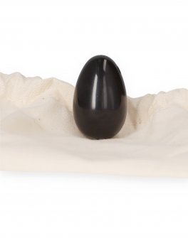 Yoni Egg - Pietra Ovale Ossidiana - 3