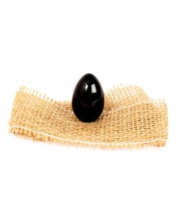Yoni Egg - Pietra Ovale Ossidiana - 1