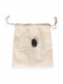 Yoni Egg - Pietra Ovale Ossidiana - 3