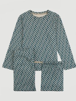 Pigiama Bimbo Mu Floral Silver - 6 Anni - 4