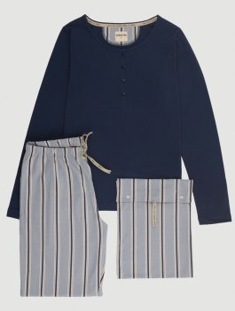 Pigiama Donna Fusa Sillver Stripes - Taglia S - 3