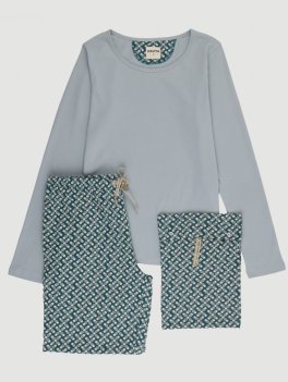 Pigiama Donna Gamma Floral Silver - Taglia XXL - 2
