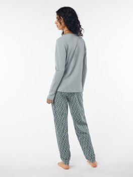 Pigiama Donna Gamma Floral Silver - Taglia XXL - 3