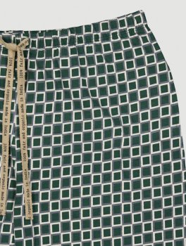 Pigiama Donna in Cotone Biologico "Fusa Blocks" Bruma - 4