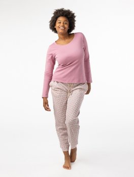 Pigiama Donna in Cotone Biologico Gamma Flores Lilo - 3