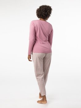 Pigiama Donna in Cotone Biologico Gamma Flores Lilo - 2