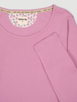 Pigiama Donna in Cotone Biologico Gamma Flores Lilo - 5