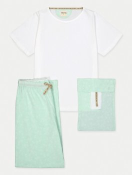 Pigiama Donna in Cotone Biologico "Luwa Ramas" - 4