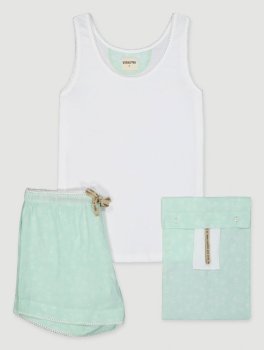 Pigiama Donna in Cotone Biologico "Mae Ramas" - 2