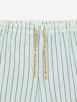 Pigiama Donna in Cotone Biologico "Mori Strip Spark" - 3