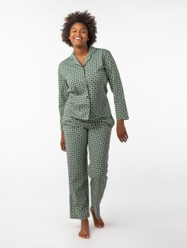 Pigiama Donna in Cotone Biologico "Sigma Blocks" Prado - 5