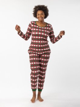 Pigiama Donna in Cotone Biologico Xmas Prado - 3