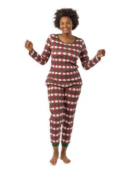 Pigiama Donna in Cotone Biologico Xmas Prado - 1