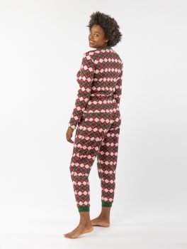 Pigiama Donna in Cotone Biologico Xmas Prado - 4