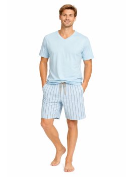 Pigiama Uomo in Cotone Biologico "Lurus Spark Strips" - 1