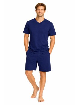 Pigiama Uomo in Cotone Biologico "Naya Ink" - 1