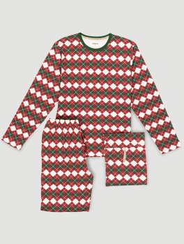Pigiama Uomo in Cotone Biologico Xmas Prado - 2