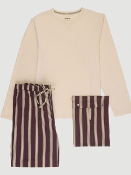 Pigiama Uomo Iota Fig Stripes - Taglia M - 3