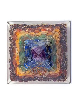 Piramide in Orgonite - 7 Chakra - 3