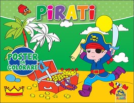 Pirati - Poster da Colorare — Libro - 1