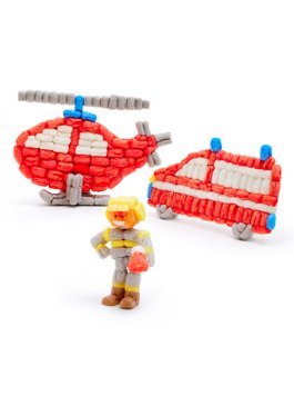 Playmais Classic 800 Camion dei Pompieri - 4