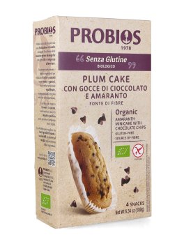 Plumcake con Amaranto e Gocce di Cioccolato Biologico - 1