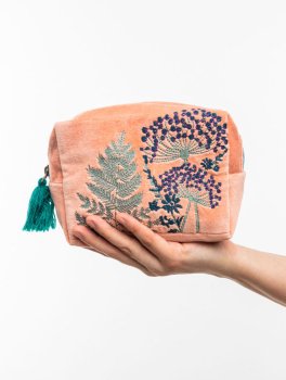 Pochette per Cosmetici in Velluto Grande - 3