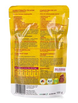 Pollo Bio con Carote e Kamut per Gatti - 2